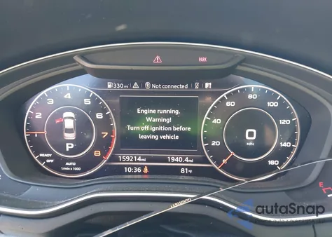 2017 Audi A4 2.0T Premium z USA, uszkodzony, nr VIN WAUENAF45HN009067